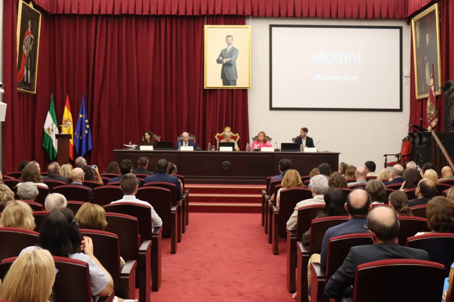 Paraninfo de la Universidad de Sevilla durante los Premios Alumni US 2026